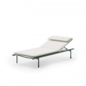 Лежак металлический с матрасом Unopiu Salò алюминий, акрил Фото 6