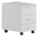 Тумба офисная на колесах Gaber Drawer Unit металл, меламин Фото 1