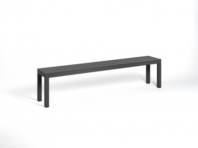 Скамейка металлическая Nardi Rio Bench алюминий антрацит Фото 5