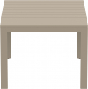 Стол пластиковый раздвижной Siesta Contract Atlantic Table 140/210 алюминий, полипропилен бежевый Фото 11