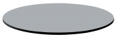 Столешница круглая PEDRALI Solid Laminate компакт-ламинат HPL серый Фото 1