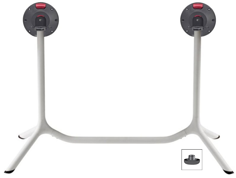 Подстолье двойное металлическое складное Tripe Double Folding