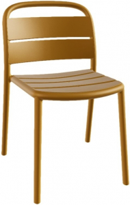 Стул пластиковый PAPATYA Balat-S стеклопластик темно-желтый Фото 1