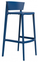 Стул пластиковый барный Vondom Africa Basic полипропилен, стекловолокно синий нави Фото 1