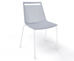 Стул пластиковый Gaber Akami NA металл, технополимер жемчужно-серый Фото 1