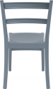 Стул пластиковый Siesta Contract Tiffany стеклопластик темно-серый Фото 8