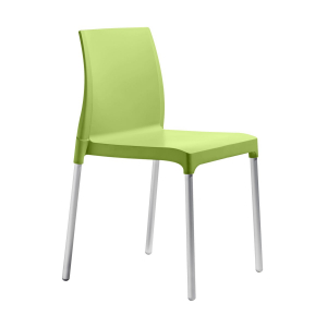 Стул пластиковый Scab Design Chloe Chair Mon Amour анодированный алюминий, технополимер зеленый Фото 1