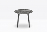 Столик журнальный PEDRALI Malmo Marble ясень, мрамор черный ясень, серый мрамор Фото 4