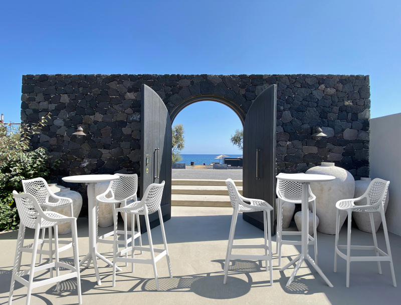 Стул пластиковый барный Air Bar 75
