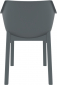 Кресло пластиковое Siesta Contract Dora стеклопластик, полипропилен темно-серый Фото 8