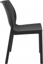 Стул пластиковый Siesta Contract Nora стеклопластик, полипропилен черный Фото 7