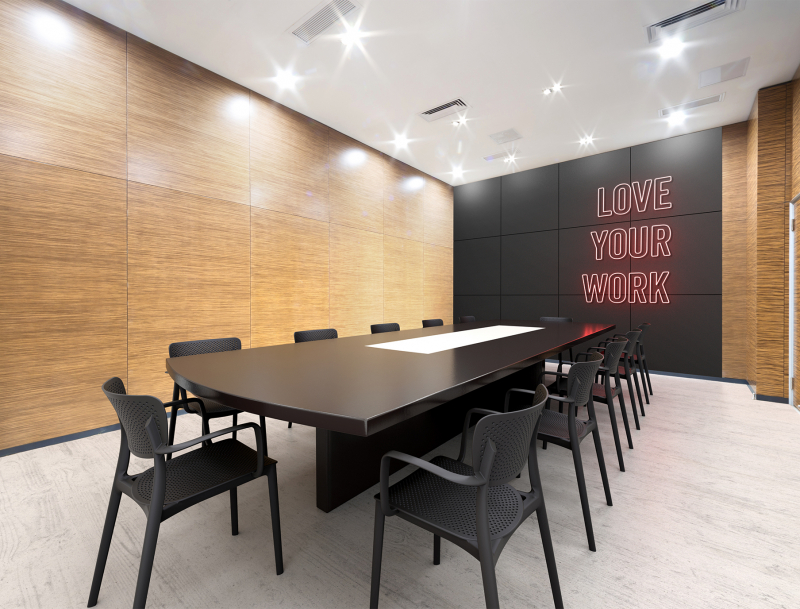 Кресло пластиковое Loft, черный