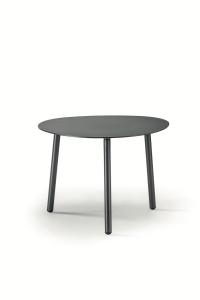 Столик металлический кофейный Grattoni Island алюминий антрацит Фото 4