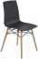 Стул пластиковый PAPATYA X-Treme-S Wox Pro Beech Wood бук, стеклопластик антрацит Фото 3