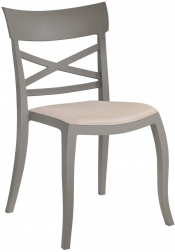 Стул пластиковый с обивкой-thumbs-Фото1