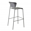 Стул полубарный пластиковый Scab Design Lisa Technopolymer сталь, технополимер антрацит Фото 5