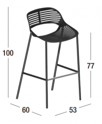 Стул барный металлический-thumbs-Фото3