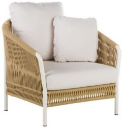 Лаунж-кресло плетеное с подушками-thumbs-Фото1