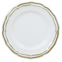 Тарелка для канапе Gien Filet Or фаянс белый, золотистый Фото 1