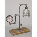 Лампа настольная с часами Garden Relax Cru Фото 2