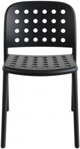 Стул пластиковый PAPATYA Bomonti-S стеклопластик антрацит Фото 1