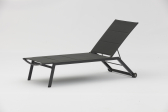 Лежак текстиленовый BraFab Visby алюминий, текстилен антрацит Фото 3