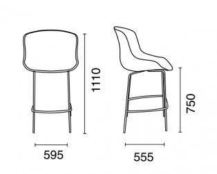 Стул барный пластиковый-thumbs-Фото3