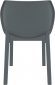 Стул пластиковый Siesta Contract Nora стеклопластик, полипропилен темно-серый Фото 6