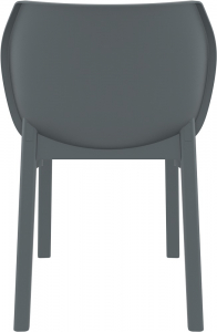 Стул пластиковый Siesta Contract Nora стеклопластик, полипропилен темно-серый Фото 6