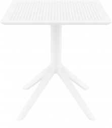 Стол пластиковый Sky Table 70, белый, 700х700х740 мм
