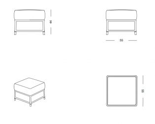 Банкетка плетеная с подушкой-thumbs-Фото3