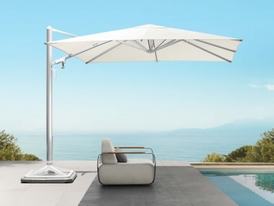 Зонт профессиональный 3х3 м Higold Levia алюминий, акрил антрацит, тортора Фото 32