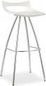 Стул барный пластиковый Scab Design Diablito сталь, технополимер хром, лен Фото 1