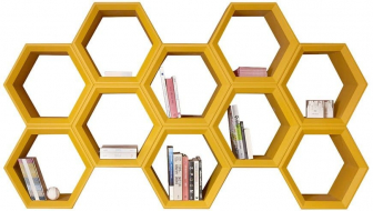 Стеллаж пластиковый книжный Hexa Standard