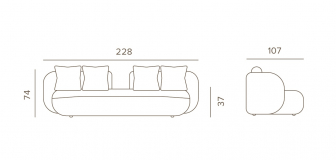 Диван трехместный с подушками-thumbs-Фото3