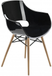 Кресло пластиковое Opal Wox Beech