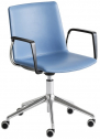Кресло офисное с обивкой Gaber Jubel 5R BR алюминий, pu-flex, ткань Фото 1