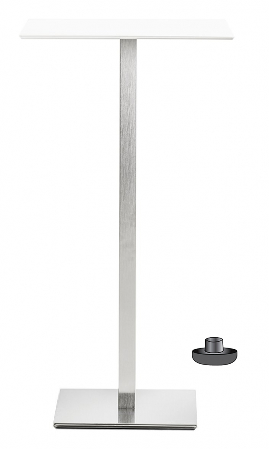 Подстолье металлическое барное Inox