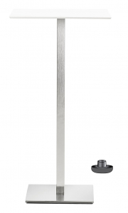Подстолье металлическое барное PEDRALI Inox чугун, нержавеющая сталь матовый стальной Фото 1