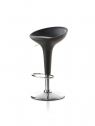 Стул пластиковый барный Magis Bombo сталь, пластик ABS антрацит Фото 8