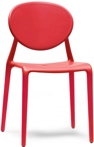Стул пластиковый Scab Design Gio стеклопластик красный Фото 1