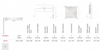 Зонт профессиональный 3х3 м-thumbs-Фото3