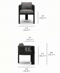 Кресло плетеное с подушкой-thumbs-Фото3