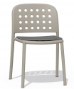 Стул пластиковый PAPATYA Bomonti-S стеклопластик светло-серый Фото 4