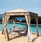 Шатер шестигранный Garden Relax Rapallo металл, полиэстер Ecru Фото 2