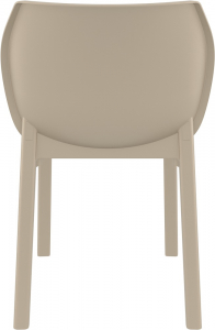 Стул пластиковый Siesta Contract Nora стеклопластик, полипропилен бежевый Фото 5