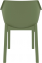 Кресло пластиковое Siesta Contract Dora стеклопластик, полипропилен оливковый Фото 5