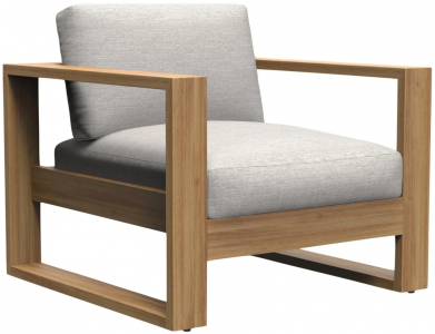 Кресло деревянное с подушками JANUS et Cie Matisse Teak тик, акрил натуральный Фото 1
