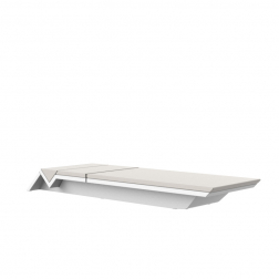 Лежак пластиковый с матрасом Rest Basic