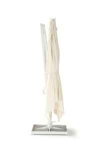 Зонт садовый с подсветкой Grattoni Venezia алюминий, олефин антрацит, темно-серый Фото 8